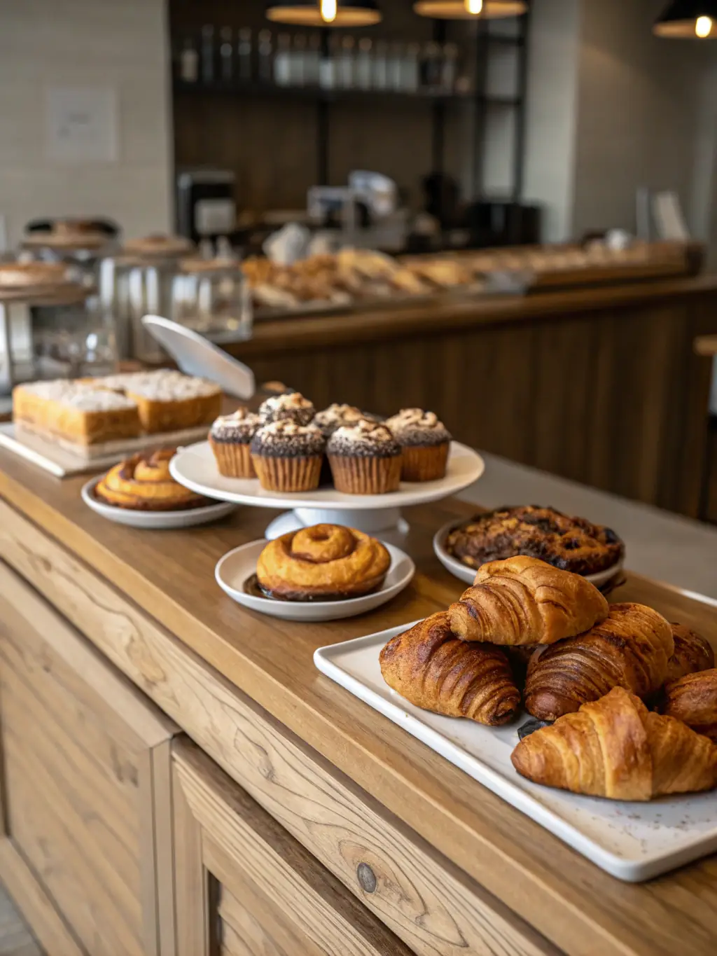 A selection of kosher pastries and baked goods at a bakery in Tzfat, showcasing traditional Jewish treats.